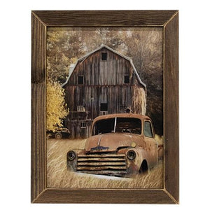 Retired Truck Framed Print