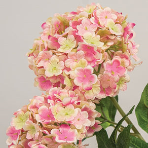 Pink Snowball Hydrangea Spray
