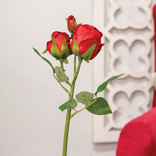 Blooming Red Roses Pick