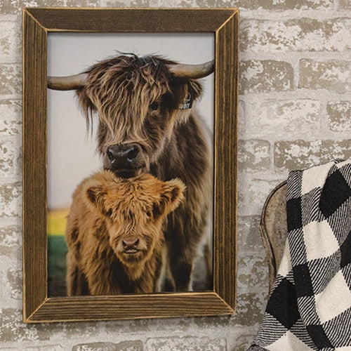 Mom and Zeke Framed Print