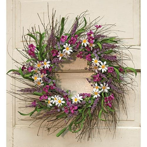 Spring Flower & Phlox Wreath