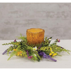 Meadow Flowers Candle Ring