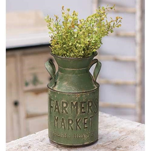 Farmers Market Milk Can