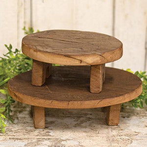2/Set, Wooden Oval Risers