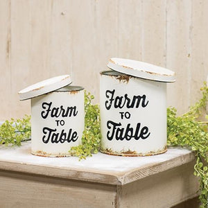 Set, Farm to Table Canisters