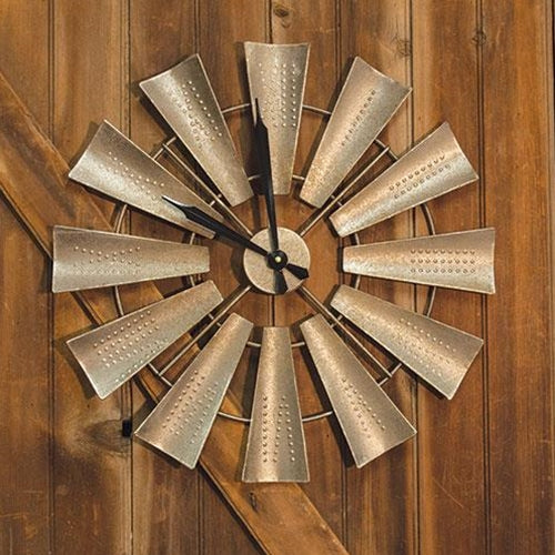 Windmill Wall Clock – Farmhouse Market Finds